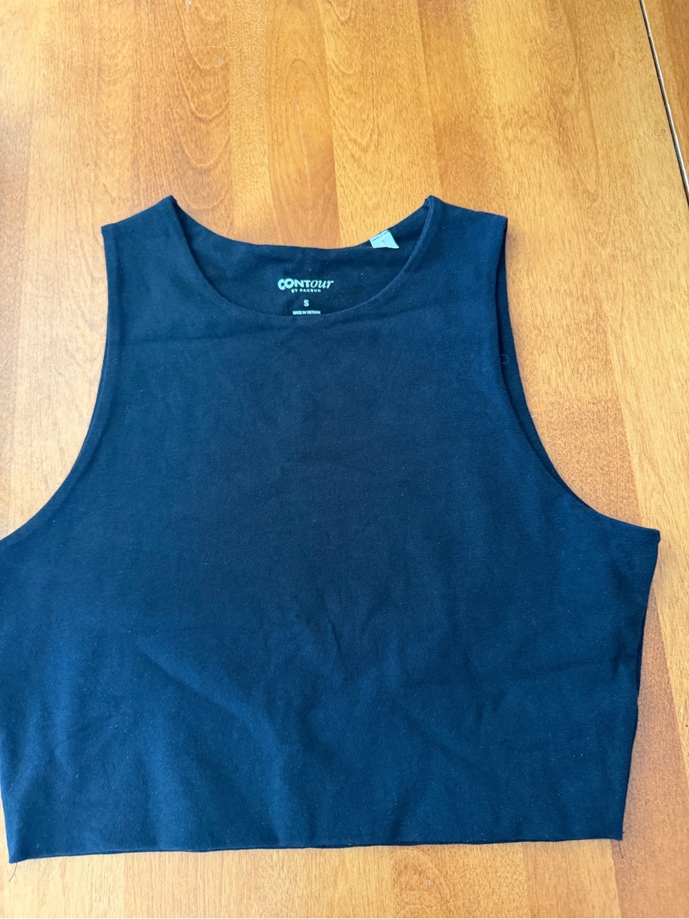 PacSun Black Cropped Tank Top